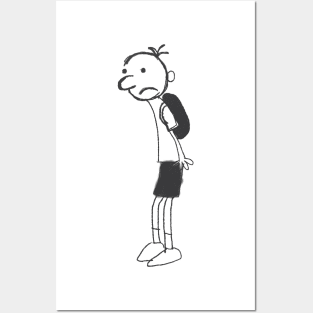 Greg from Diary of a Wimpy Kid Posters and Art